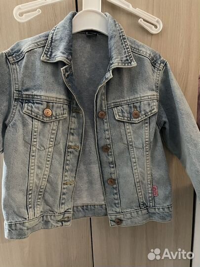Джинсовая куртка на девочку 5 лет