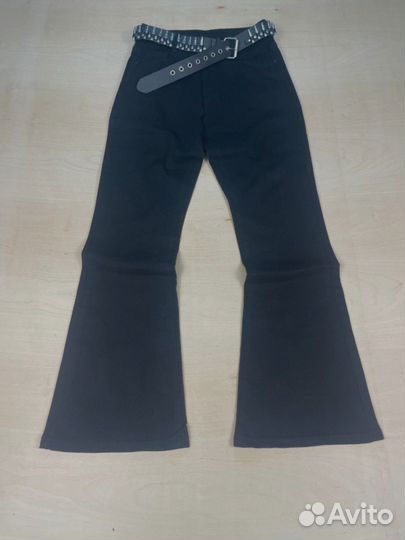 Джинсы Balenciaga type клеш серые