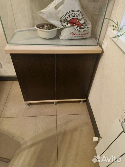 Аквариум с грунтом