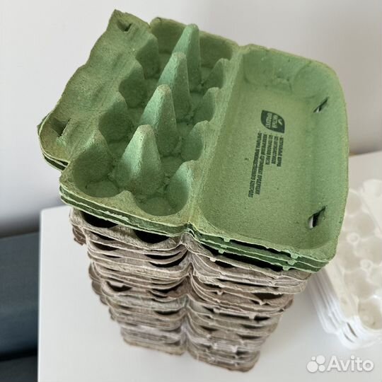 Лотки картонные для куринных яиц бумажные