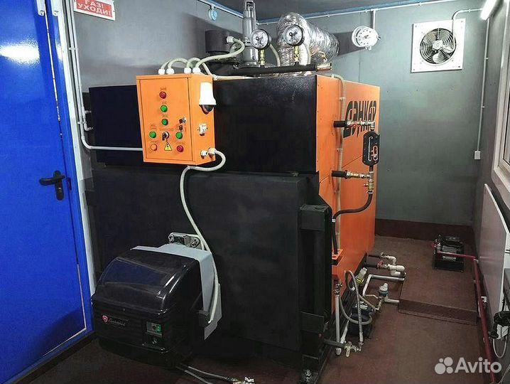 Модульная котельная 1000 кг/пара/час для жби