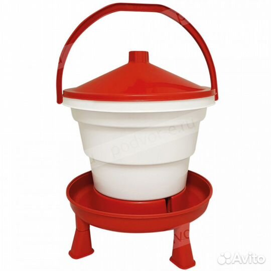 Поилка поплавковая 16 л на ножках для птиц