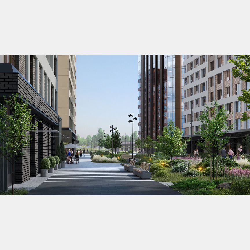 1-к. квартира, 45 м², 21/28 эт.