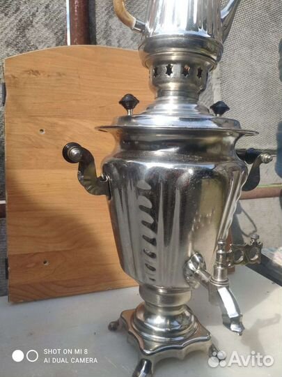 Самовар с чайником