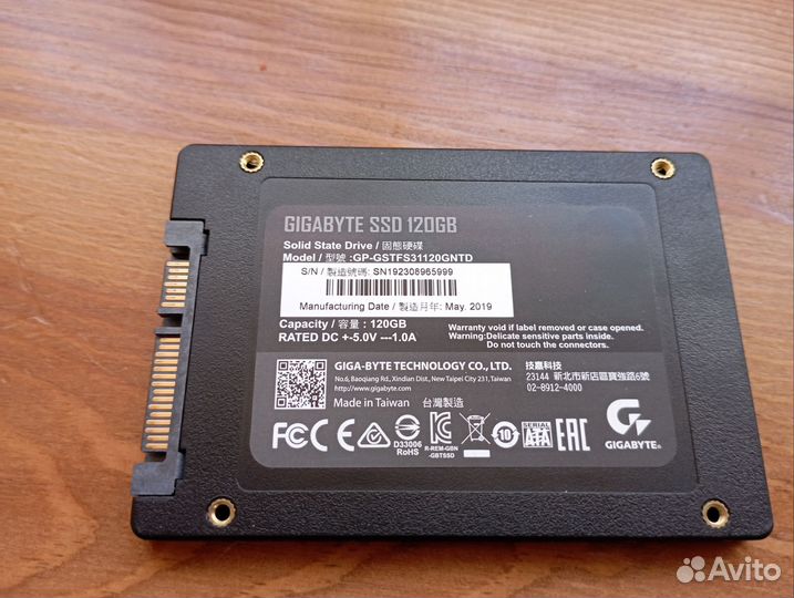 Жесткий диск ssd 120 Гб