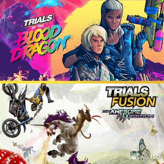 Trials OF THE blood dragon + trials fusion awesome
