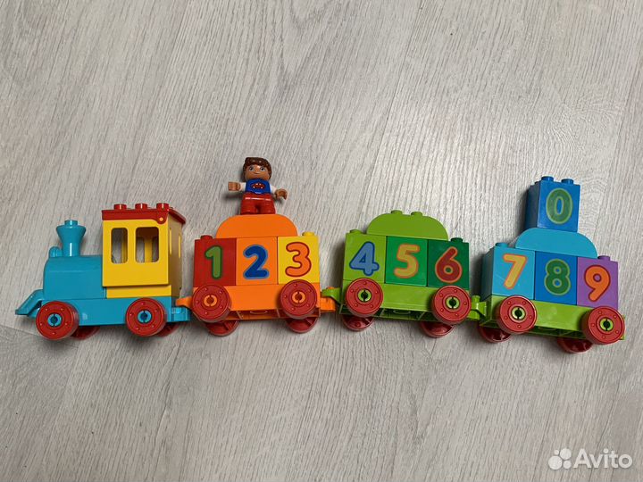 Lego дупло паровозик