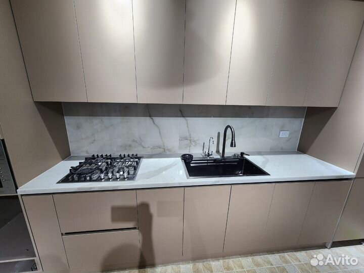 Столешница из искусственного камня с замером