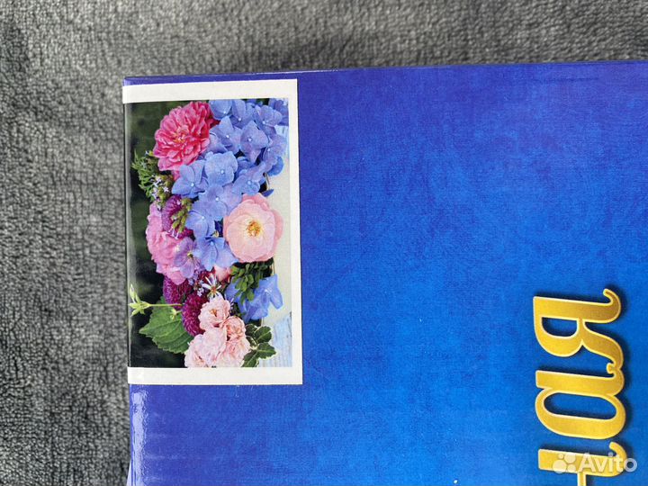 Алмазная мозайка Цветы с подрамником, Рыжий кот