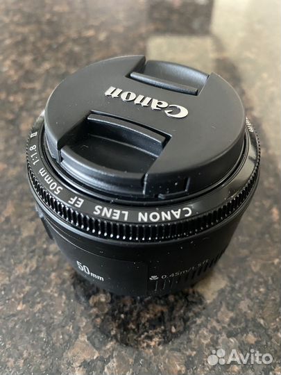 Объектив canon 50mm 1 8 ii