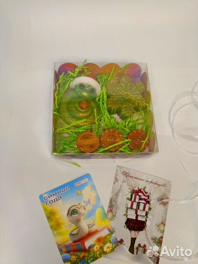 Мыло набор, змейка и снежинка