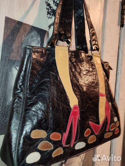 Cумка натуральная кожа италия