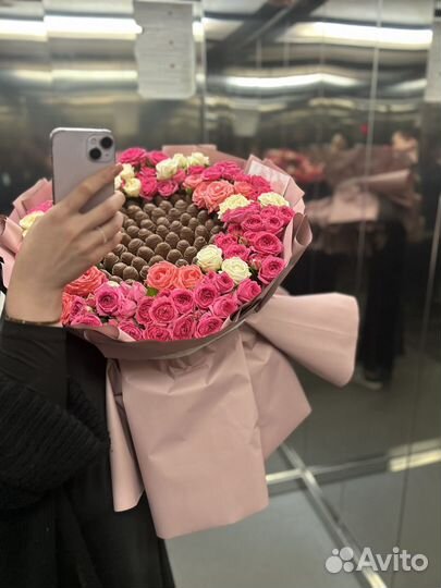 Букет из клубники в шоколаде