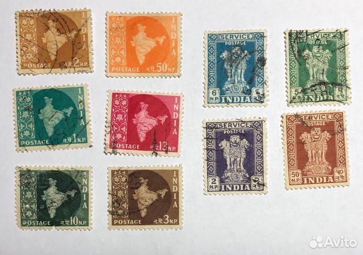 Почтовые марки 1930-1950гг