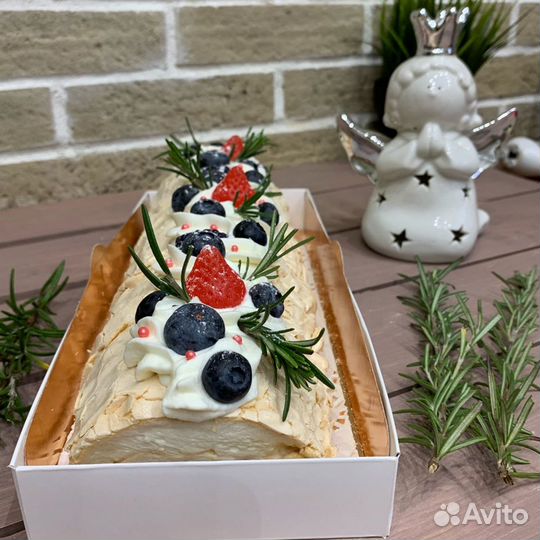 Меренговый рулет