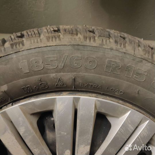 Колеса на volkswagen polo R15 зимние