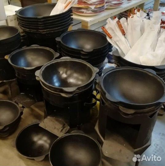 Казан чугунный узбекский