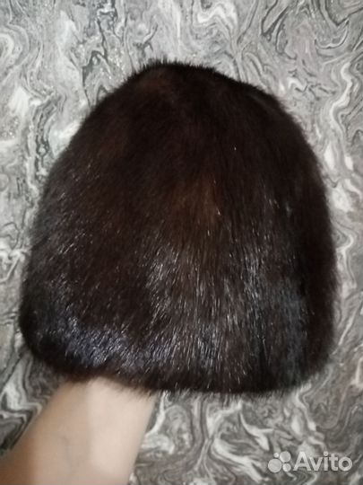 Шапка норковая женская