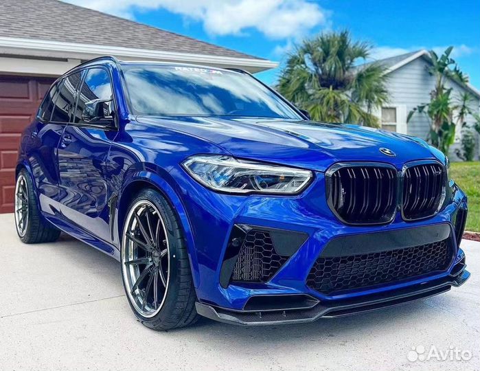 Сплиттер BMW X5M F95 Manhart сухой карбон