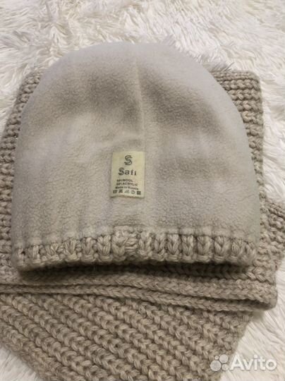 Комплект Шапка и снуд зимние новые