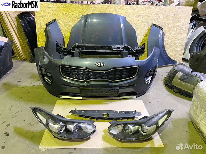 Kia Sportage 4 Передняя часть авто 2015-2018