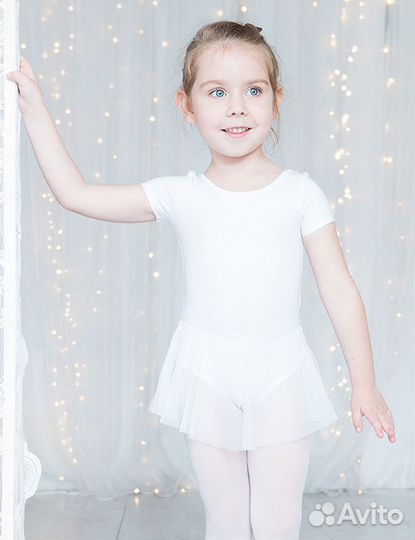 Купальник гимнастический новый х/б р.98-146