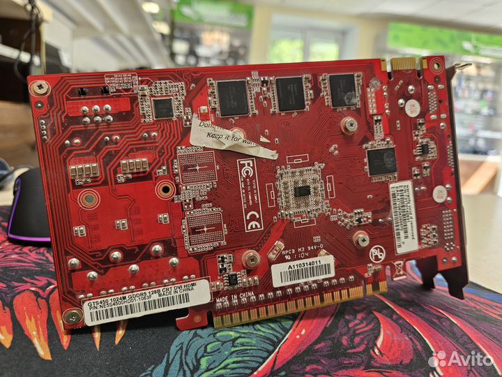 Видеокарта Palit nvidia GeForce GTS 450 1гб gddr5
