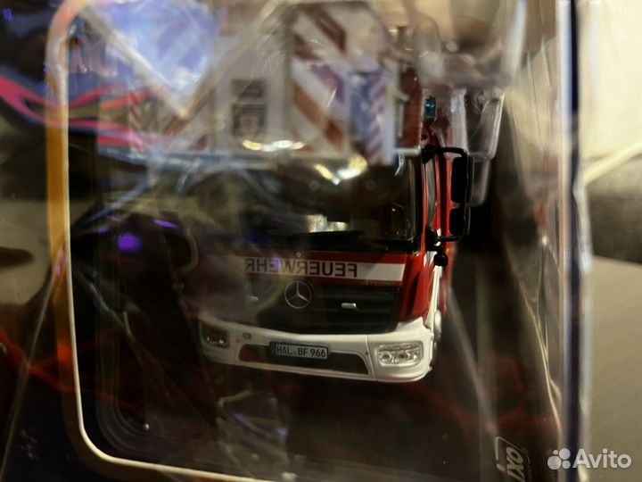 Mercedes Benz Пожарная IXO 1:43