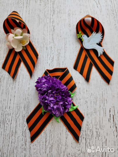 Георгиевская лента броши