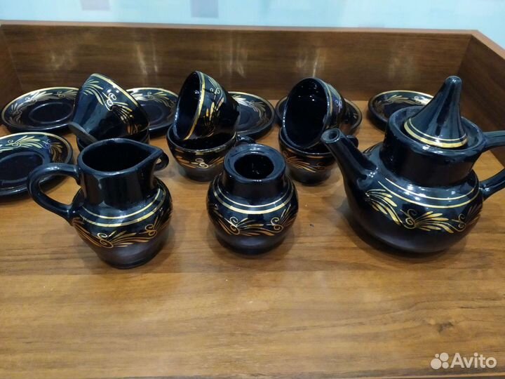 Винтаж: Кофейный сервиз. Болгария. Сервиз чайный