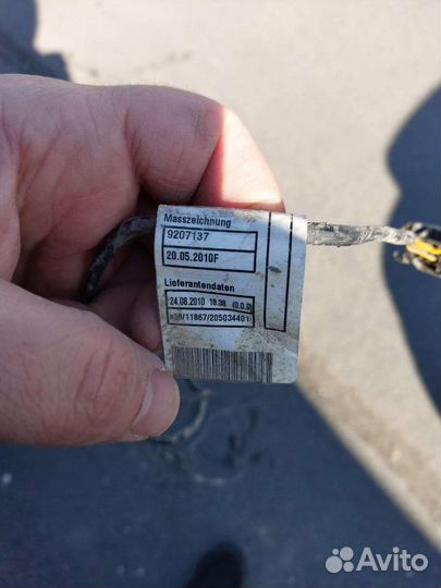 Проводка задних парктроников BMW X5 E70 рестайлинг