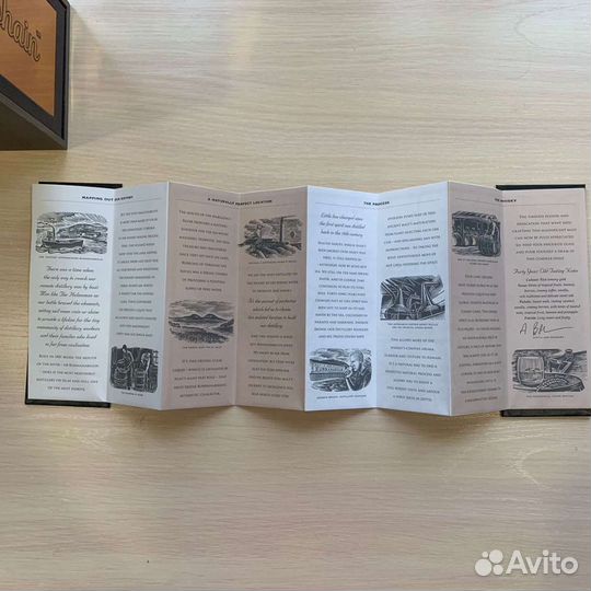 Пустая коробка от bunnahabhain limited edition