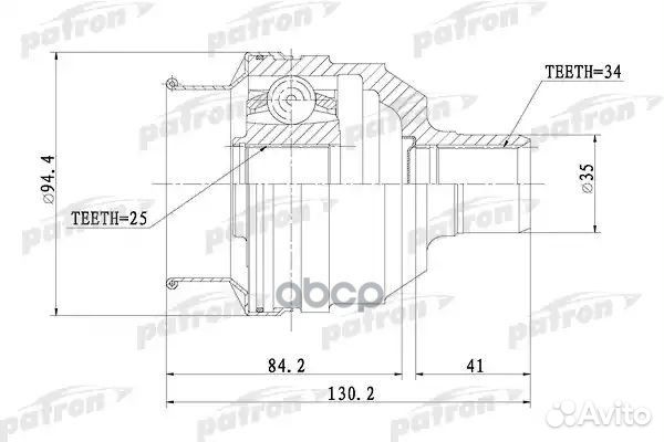 Шрус PCV1072 patron
