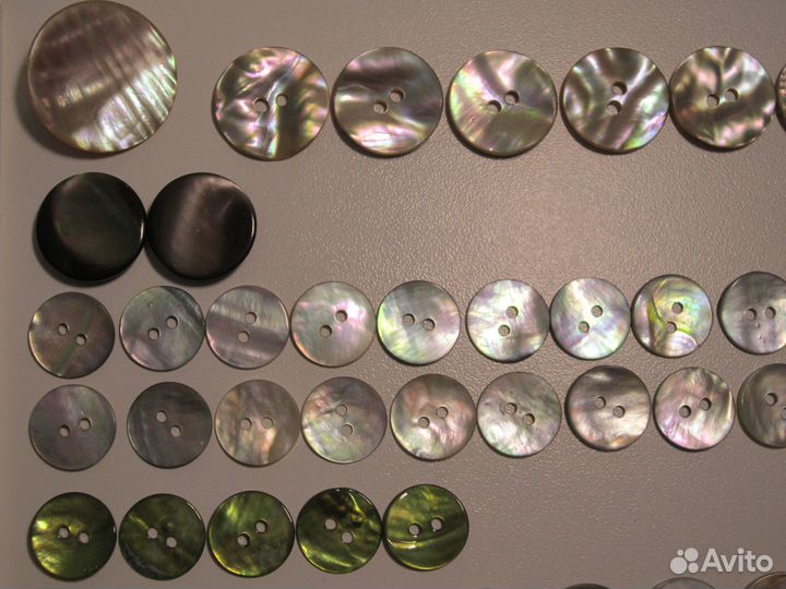 Пуговицы перламутр