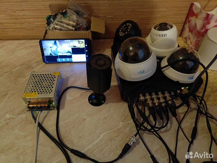 Комплект видеонаблюдения 5 камер