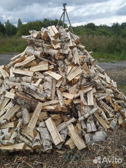 Дрова береза колотые