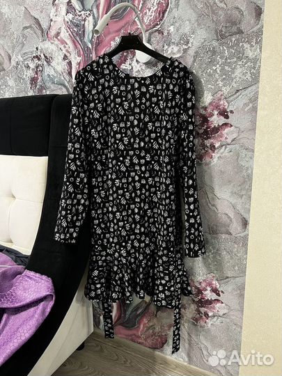 Платье повседневное 44