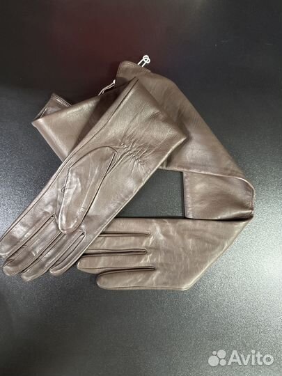 Перчатки элегантные из натуральной кожи р 7