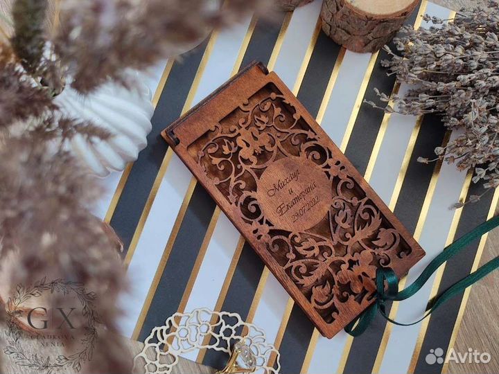 Лазерная резка и гравировка дерево, кожа