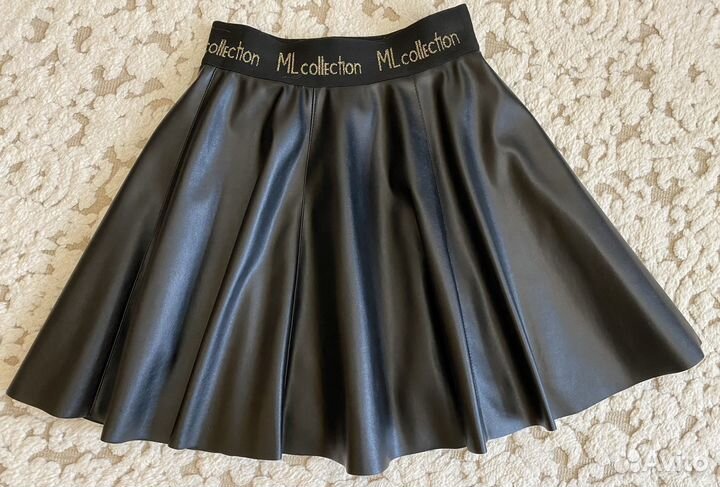 Кожаная юбка