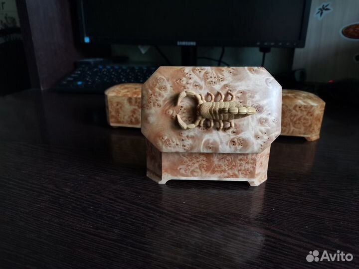 Шкатулка из берёзового капа