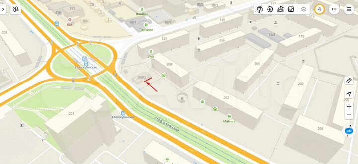 Торговая площадь с ремонтом, 97.8 м²