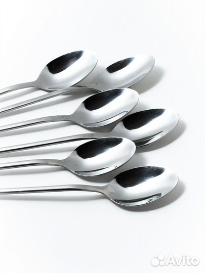 Ложки чайные длинные 19 см (6 шт.)