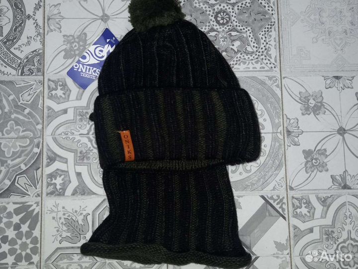 Шапка со снудом 1-2г, 3-5лет