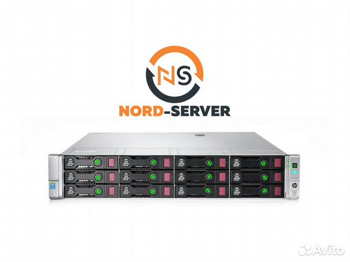 Сервер HP DL380 Gen9 12LFF 2x E5-2680 v4 384GB
