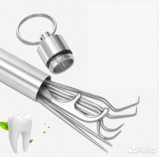 Набор стальных зубочисток для гигиены