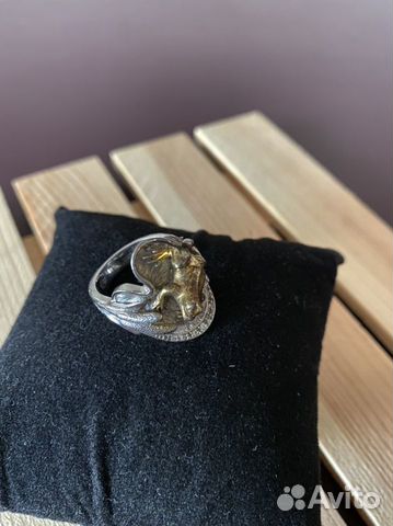 Серьги и кольцо серебро 925 (комплект) лягушки