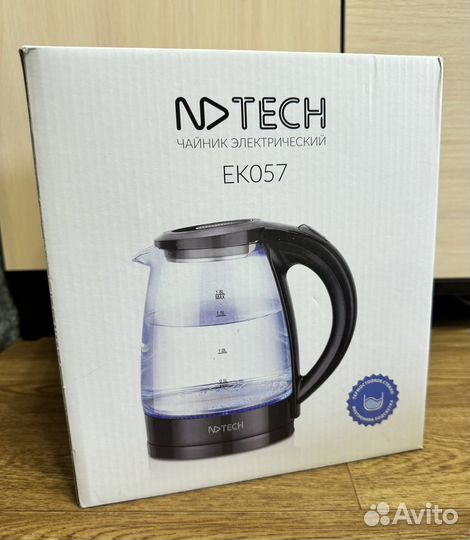 Чайник электрический NDTech EK057, гарантия, новый