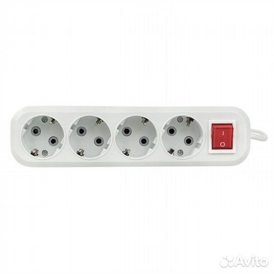 Удлинитель 4 гнезда 3 метра 13А/3,0кВт с выкл