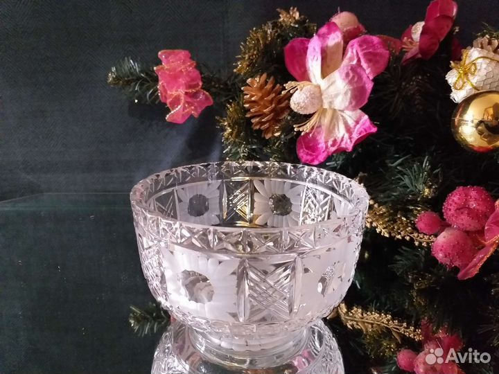 Хрустальные салатники СССР